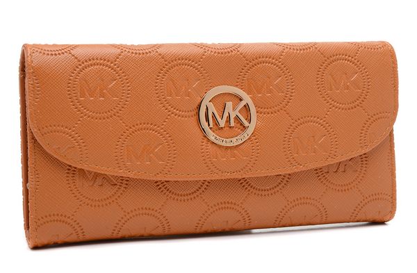Michael Kors Envelope Monogram Wallet Brown