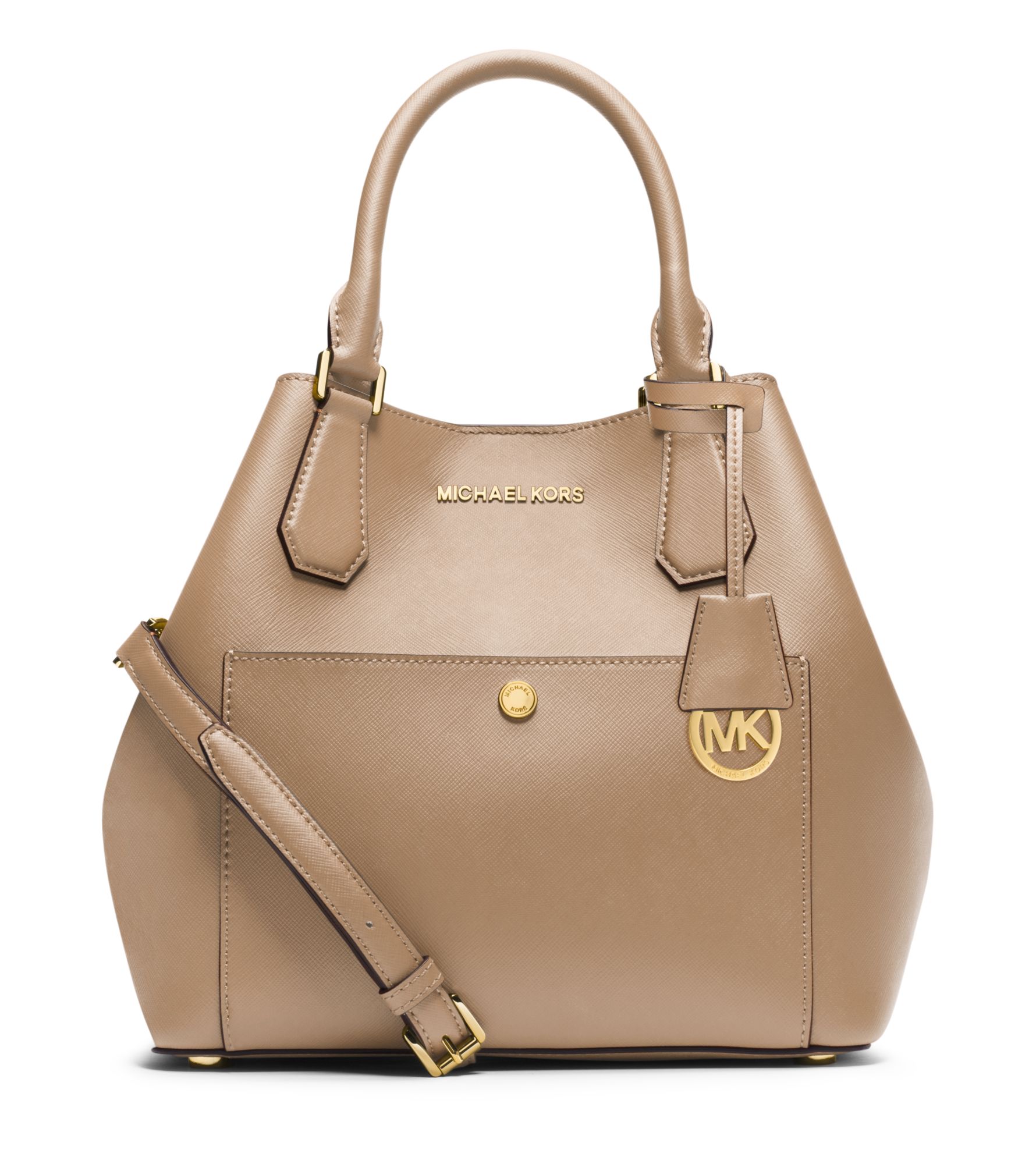 Michael Kors Greenwich Large Saffiano Leather Satchel