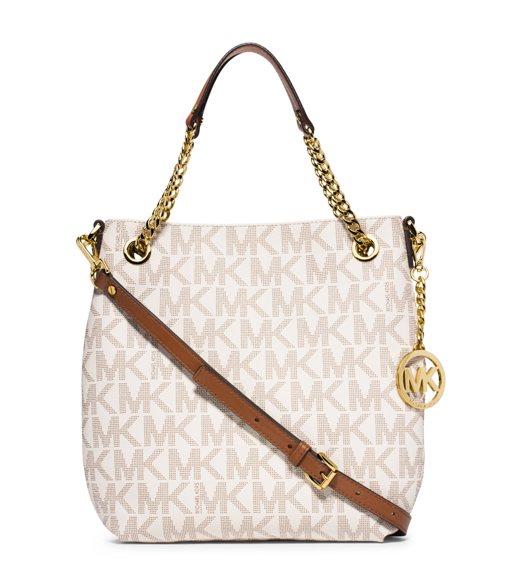 Michael Kors Jet Set Medium Logo Chain Shoulder Bag