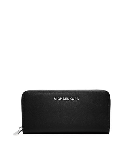Michael Kors Jet Set Travel Saffiano Leather Continental Wallet