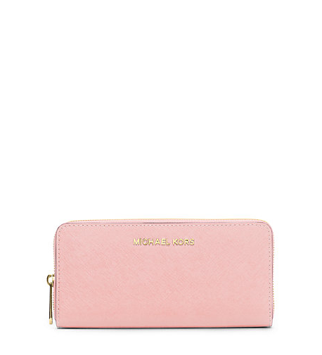 Michael Kors Jet Set Travel Saffiano Leather Continental Wallet