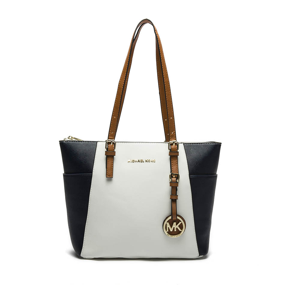 Michael Kors Jet Set Large Top Zip Saffiano Leather Tote Michael Kors Jet Set Large Top Zip Saffiano Leather Tote